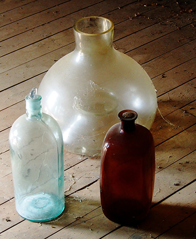 Three Bottles